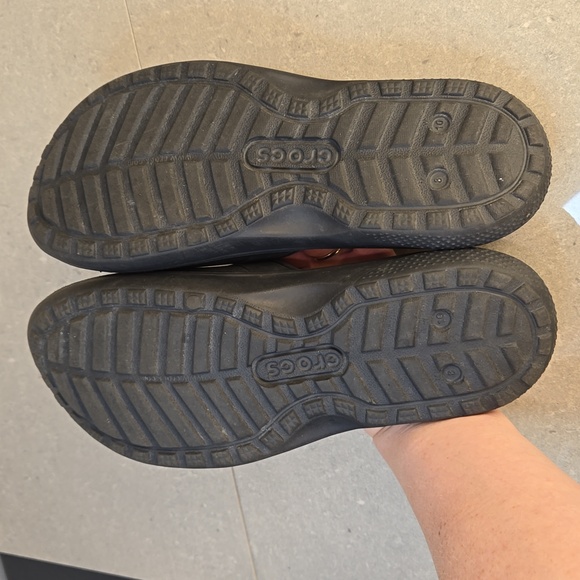 Crocs dark blue navy unisex slides sandals, men's size 8, women's size 10 - Picture 8 of 9